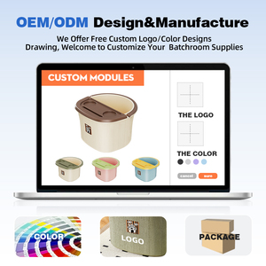 WANUO ホームフットバスバケツ ポータブルフットバスバケツ 足湯桶 収納オーガナイザー付きトレイ - Product Image 6