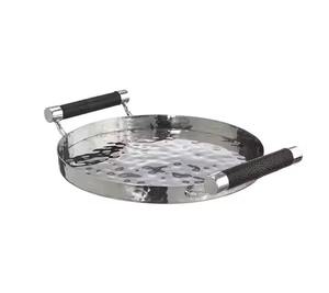 Juego de Bandejas para Servir Alimentos de Acero Inoxidable Ecológico, Rectangular, Plateado, Elegante, Diseño Moderno, con Asas para Diwali, Venta al por Mayor de Fábrica - Product Image 6