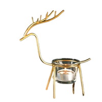 Pot à bougie unique fait main en céramique et métal, résistant à la chaleur, écologique, pour décoration d'intérieur, vente en gros personnalisée, style antique