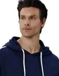 Chaqueta Ligera de Invierno para Hombre, Estilo Universitario, con Cuello Alto, Logotipo Frontal Personalizado, 100% Algodón Transpirable - Product Image 2