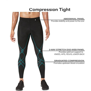 กางเกงรัดรูปสำหรับผู้ชายเลกกิ้งสำหรับวิ่งออกกำลังกาย - Product Image 3