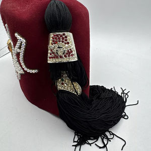 Vintage Old Masonic Regalia Maroon Shriners Fez Hat Masons Masonic Hat - Product Image 2