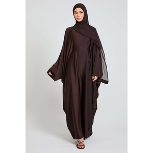 Wholesale Turkish Open Islamic Abayas Dresses Ladies Abaya New Model Pakistan&Dubai Wholesale Thobe / Thawb custom logo - Product Image 4