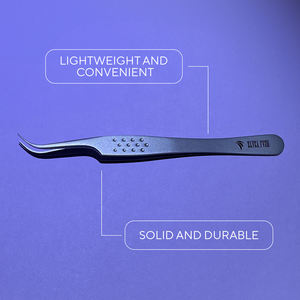 For STL-10 Curved S-Shaped Stainless Steel Precision Tip Eyelash Extension Tweezers-Professional Use Essential Supplies - Product Image 4