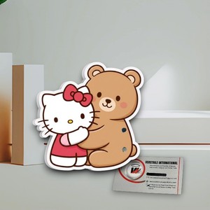 Plaques à cils Love Lash Tiles Marque Privée Hello Kitty Teddy Bear pour extensions de cils en acrylique, magnétiques, diamant, fleur, carré, cercle - Product Image 1