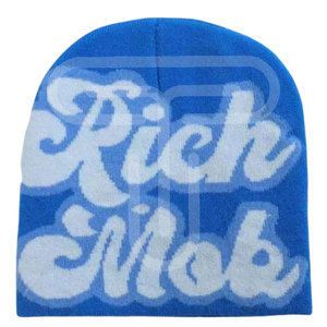 Gorro de Punto Informal Ligero, Gorro de Invierno Elegante, Gorro de Invierno Personalizado de Alta Calidad, Gorro de Invierno con Logotipo Personalizado, Gorros de Jacquard de Invierno - Product Image 4