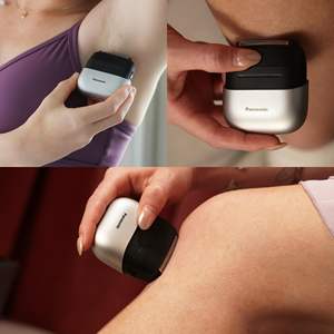 เครื่องโกนขน<span class=keywords><strong>ไฟฟ้า</strong></span>แบบพกพาสำหรับผู้หญิง ชาร์จด้วย Type-C ระบบ 3 ใบมีด ใช้ได้ทั้งแบบแห้งและแบบเปียก สำหรับ<span class=keywords><strong>โกน</strong></span>ขนตามร่างกาย - Product Image 1