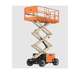 Elevador de tijera para terreno áspero de 26 pies a 32 pies a la venta, precio bajo, elevador todo terreno para trabajos industriales - Product Image 2