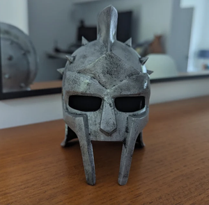 Juego de gladiador casco espartano soldado batalla traje Medieval Cosplay griego Sparta antiguo romano Corintio acero - Product Image 2