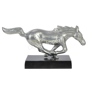 Escultura de caballo corriendo de aluminio creativa de fábrica, buena calidad, nueva exhibición de mesa elegante, escaparate de animales, gran oferta - Product Image 2