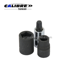 Jeu de douilles et embouts de frein pentagonales TAIWAN CALIBRE 3 pièces 10mm/14mm/19mm avec pochette de rangement pour systèmes Girling et Bendix - Product Image 2