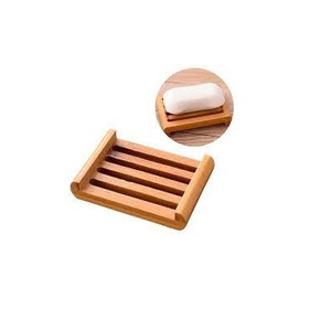 Soporte de madera para jabón hecho a mano, caja de madera Natural ecológica, bandeja, contenedor para baño y cocina - Product Image 5
