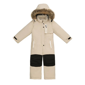 Traje de Nieve Personalizado para Niños, Estampado Multicolor, Traje de Esquí Acolchado de una Pieza para Niñas, Impermeable para Invierno - Product Image 3