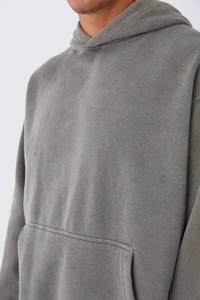 Sudaderas con Capucha Personalizadas para Hombre, Estilo Urbano, Hombros Caídos, Algodón Grueso, Sudadera con Capucha Vintage para Hombre - Product Image 6