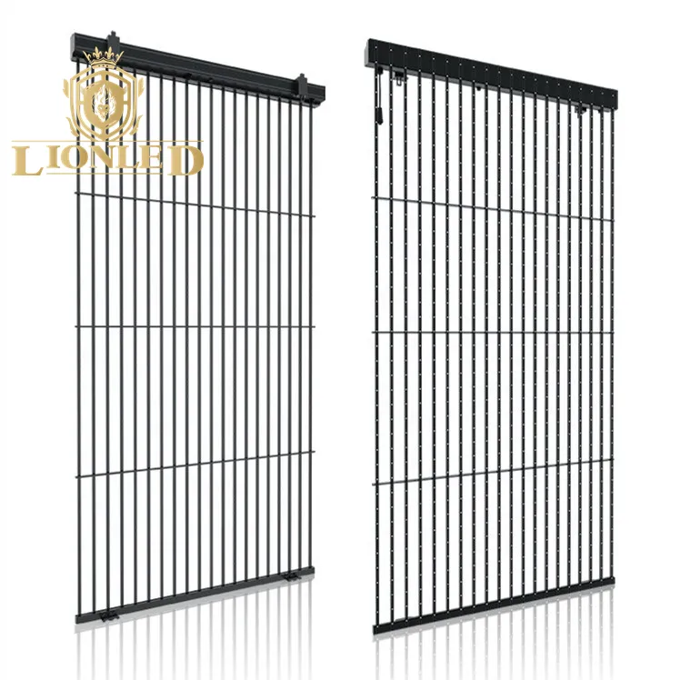 Lionled outdoor 25-25mm panel mesh/curtain/strip screen for a media facade