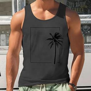 Camiseta de algodón 100% para hombre, camiseta de gimnasio, Camiseta deportiva informal, insignia de botón para correr activo, Fitness, baloncesto, tenis, eventos deportivos - Product Image 4