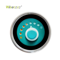 Wisecoco 1,52 pulgadas 360*360 codificador perilla inteligente interruptor de pantalla electrodoméstico SOLUCIÓN DE Control Central Uart perilla pantalla