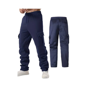 Pantalones Cargo de Diseño Nuevo al por Mayor para Hombre, Casuales, de Color Sólido, Ajuste Holgado, con Banda en el Tobillo, Ligeros, Transpirables y de Secado Rápido - Product Image 1