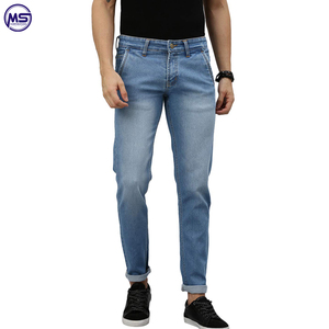 กางเกงผ้ายีนส์ผู้ชายพิมพ์ลายโลโก้ใส่สบายระบายอากาศได้ดีมีกระเป๋าด้านข้าง - Product Image 4