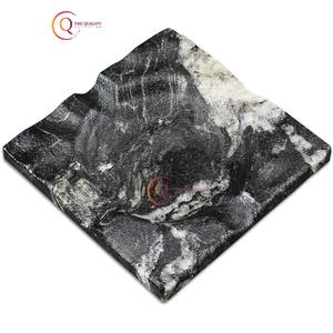 ที่เขี่ยบุหรี่หินอ่อนธรรมชาติรูปทรงสี่เหลี่ยมสีดำสุดสร้างสรรค์ที่เก็บของบนโต๊ะสำหรับโรงแรมร้านอาหารและบาร์ - Product Image 1