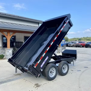 Remolque de Volteo 7X7 7X14 con Paredes de 4', Elevación Telescópica, Frenos Eléctricos, 14K GVWR para Uso Agrícola con Motorreductor y Componentes Centrales del Eje - Product Image 3