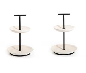 Présentoir de gâteau d'incrustation bleue parfait pour la décoration de table à la maison utilisation d'événements et but de cadeau en gros de l'Inde - Product Image 5