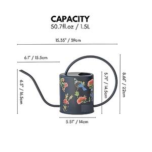 กระป๋องน้ำหลากสีกระป๋องโลหะเหล็กคุณภาพดีที่สุดดีไซน์ใหม่รูปทรงตามสั่งสำหรับสวนในบ้านทุกวัน - Product Image 2
