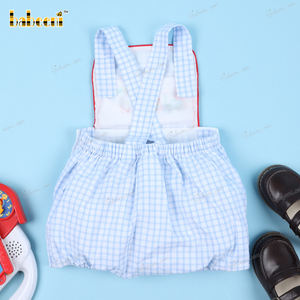 ODM - Conjunto de Ropa de Invierno para Bebés, Mono de Lujo para Recién Nacidos BB3156, Diseño de Burbujas con Vehículos Bordados a Mano, Spandex/Algodón - Product Image 5