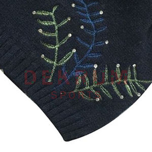 Meilleur bonnet personnalisé en gros, votre propre logo brodé, bonnet tissé avec différents motifs, taille adulte - Product Image 5