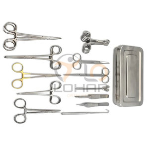 El mejor producto Kit de cirugía animal con caja de acero Juego de instrumentos veterinarios de alta calidad - Product Image 3