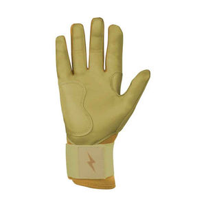 Gants de frappeur de baseball en cuir professionnels sur mesure OEM, respirants et confortables, pour main gauche/droite, avec fermeture Velcro - Product Image 4