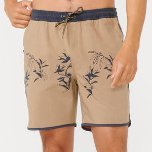 Shorts de bain pour hommes avec logo personnalisé OEM, séchage rapide, respirant, imperméable, entrejambe de 5 pouces, doublure de compression, shorts de plage 2 en 1 - Product Image 3