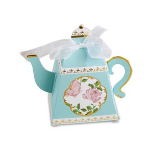 Cajas de recuerdo de tetera para fiesta de té Floral Vintage, cartón corrugado, recuerdos de boda para invitados para despedidas de soltera, Baby Showers, cumpleaños - Product Image 3