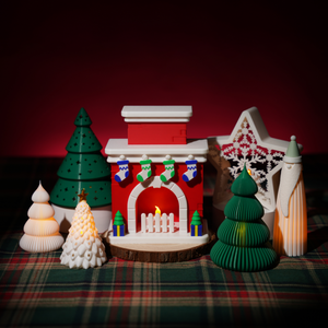 Juego de Velas de Té sin Llama de Cera Real D37.2x36.6mm para Decoración del Hogar, Velas Votivas Cónicas con Patrón para Diwali, Control Remoto - Product Image 2