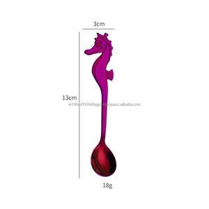 Best Quality 304 stainless steel seahorse shaped handle <b>coffee</b> <b>spoon</b>/ tea <b>spoon</b> / stirring <b>spoon</b> - Product Image 3