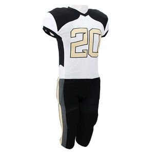 ชุดยูนิฟอร์มอเมริกันฟุตบอลสำหรับผู้ใหญ่ ฤดูร้อน แขนสั้น 100% โพลีเอสเตอร์ แห้งเร็ว ระบายอากาศดี พิมพ์ลายแบบซับลิเมชั่น สีและโลโก้ปรับแต่งได้ - Product Image 2