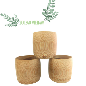 Tasse en bambou réutilisable de haute qualité et échantillon gratuit/tasse en bambou avec logo laser gravé Fabriqué en Eco2go Viet Nam - Product Image 5