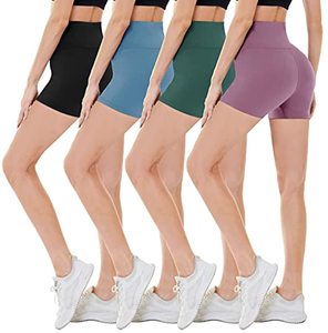 Pantalones cortos de Yoga de verano suaves y transpirables a la moda, traje deportivo estampado para ciclismo, pantalones cortos de talla grande personalizados para mujer - Product Image 1