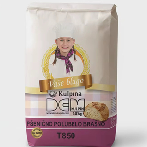 Harina de Trigo Semiblanca DEM T850, Bolsa de 25 kg, Uso en Panadería, 12 Meses de Caducidad - Product Image 1