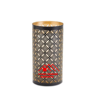 Decorative Metal Candle Holder for Table Decoration & Centerpiece Decor 2024 Latest <b>Reindeer</b> Theme Set of 2 Mini Black Finished - Product Image 4