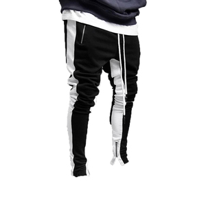 กางเกงวิ่งลำลองขายาวสำหรับผู้ชาย,กางเกงวอร์มกางเกงวอร์มชุดวอร์มกางเกงใส่เล่นฟิตเนสสำหรับผู้ชายกางเกงวิ่งจ็อกกิ้งสีดำ - Product Image 4