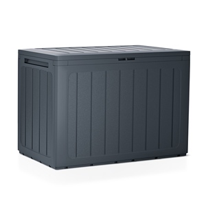 Prosperplast Boardebox, bac de rangement de jardin de 190 litres, en plastique anthracite, 78 x 43,3 x 55 cm - Product Image 1