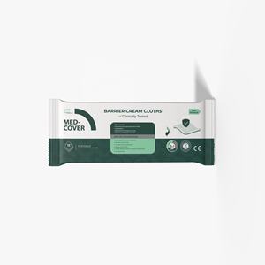 Med-Cover Soin corporel pour adultes, soin de l'incontinence, sans rinçage, sans parfum, pour peaux sensibles, soin des personnes âgées, bain au lit, hygiène quotidienne - Product Image 1