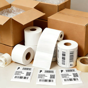 สติกเกอร์สำหรับส่งของทางเรือ ขนาด 7 ซม. x 5.4 ซม. x 110 มม. x 30 มม. x 40 มม. x 20 มม. x 80 มม. x 40 มม. กระดาษฉลากความร้อนสำหรับการจัดส่ง - Product Image 2