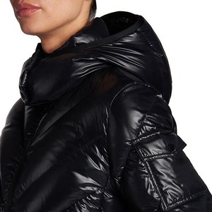 Chaqueta Acolchada Negra con Capucha para Hombre, Abrigo de Invierno Cortavientos con Cierre de Cremallera, Estilo Casual, Diseño Acolchado Grueso - Product Image 5