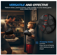 JIKE pour Mannequin de Boxe Électronique Rechargeable Mural en ABS pour Entraînement de MMA, Kickboxing, Muay Thai, Agilité et Concentration