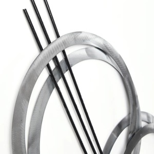 Trendy Luxury Metal Wall Art <b>Panel</b> Modern Handmade Abstract Design for Living Room Bedroom Interior - Product Image 1