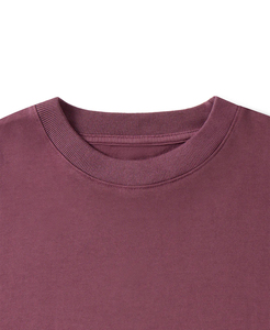 OEM 280 g/m² Logo personnalisé lourd 100% coton à manches courtes Vintage grande taille T-shirt imprimé personnalisé pour hommes coupe ample - Product Image 2