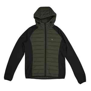 เสื้อแจ็คเก็ตพัฟเฟอร์แบบมีฮู้ด ปิดกระดุม ผ้าแคนวาส สำหรับฤดูหนาว แบบยูนิเซ็กซ์ ปรับแต่งได้ กันน้ำ - Product Image 1