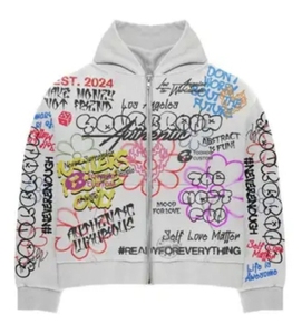 Sudadera con Capucha Personalizable para Hombre, Talla Grande, 100% Algodón, Técnica de Impresión, Patrón Sólido, Forrada, con Cierre de Cremallera - Product Image 4